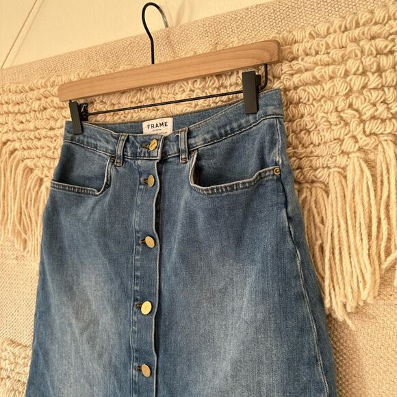 Frame Button Vintage Boot Skirt - Picture 2 of 6